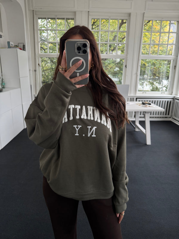 Sweatshirt Manhatten grün