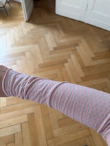 Gepunktetes Kaschmir-Shirt – Weiches Feinstrick Basic mit Stretchanteil rosa/babyblau