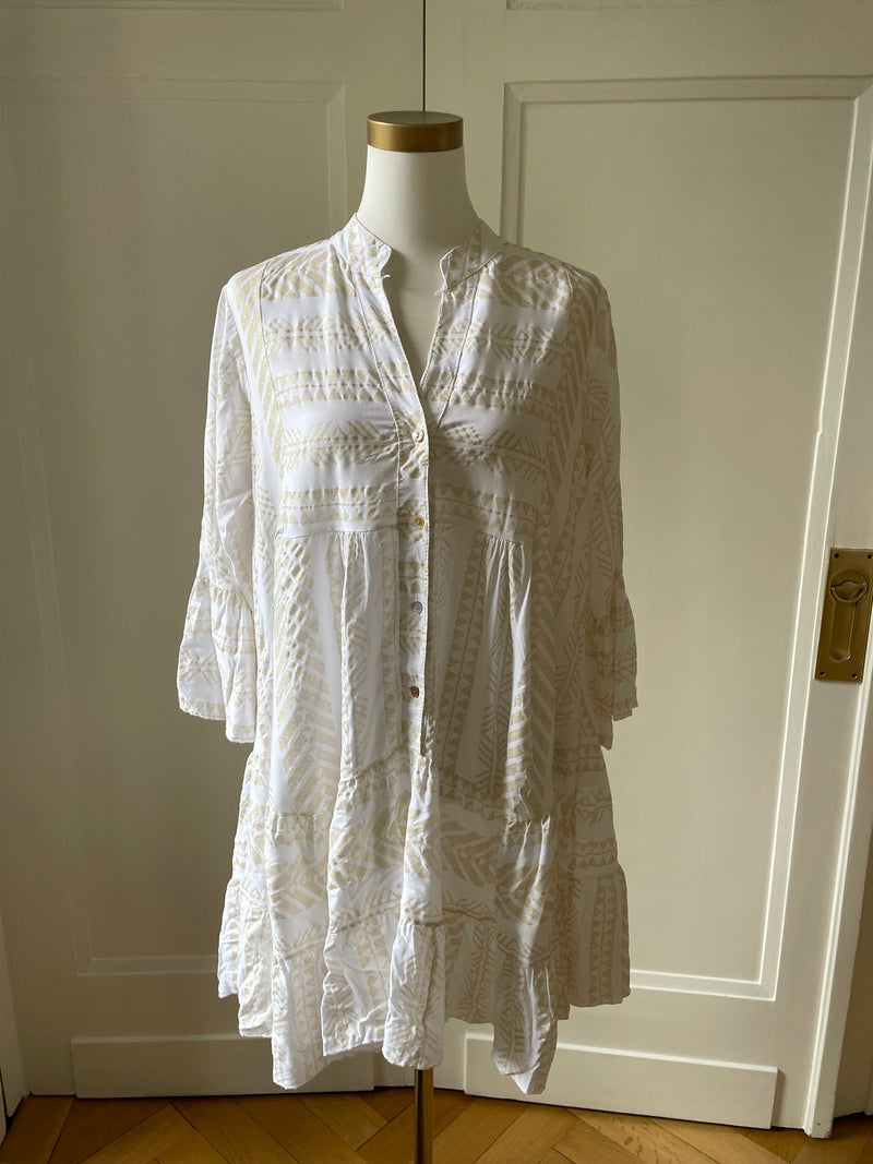 KLEID BESTSELLER MUST HAVE GOLD/WEIß
