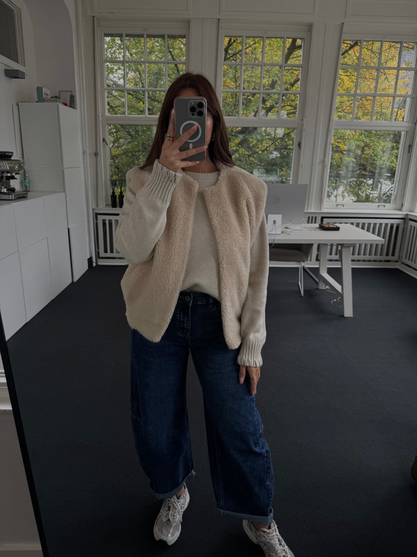 Ballonhose in Dunkelblau – Viral Trend, High Stretch, Normal Fit
