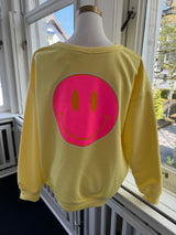 Sweatshirt smile gelb