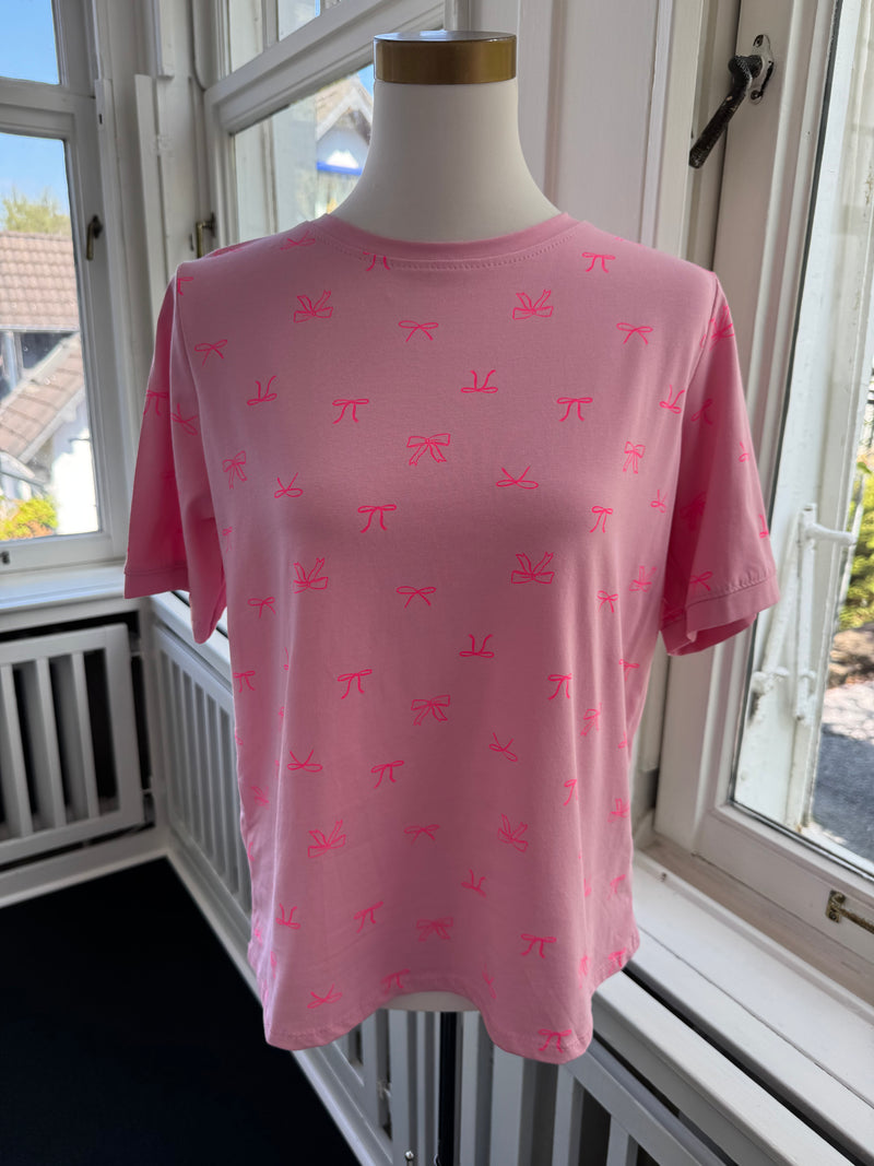 T-shirt Schleife pink