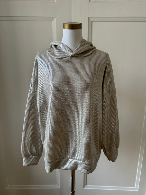 Hoodie glow beige