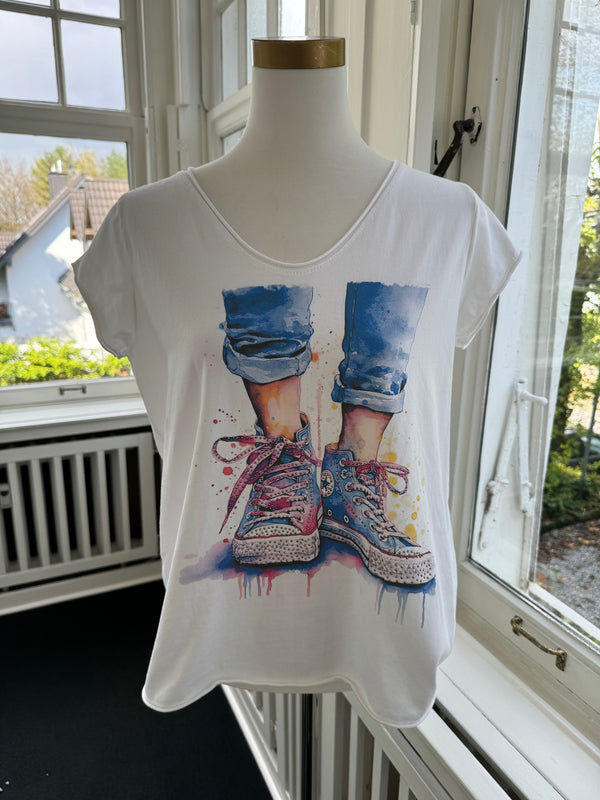 T-shirt Shoes blue