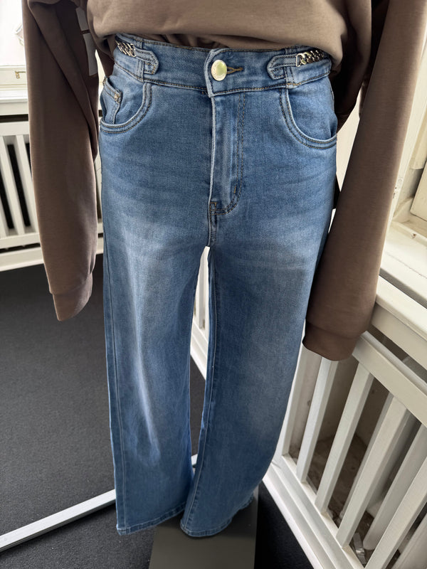 Jeans weites bein must have blau
