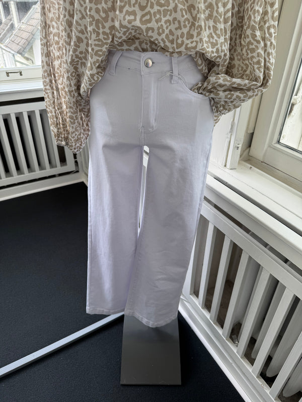 Hose weites bein summer weiß