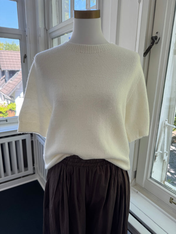 Pullover valentine kurzarm soft beige