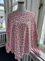 Sweatshirt Namaste leo flieder/grün