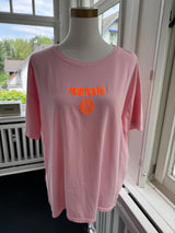 T-shirt Namaste oversized rosa