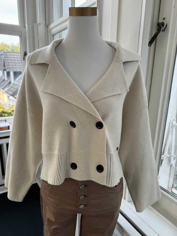 Strickjacke limited Edel beige