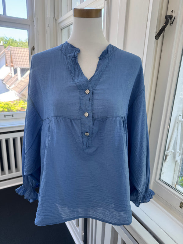 Leichte Bluse blau