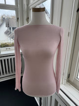 Gepunktetes Kaschmir-Shirt – Weiches Feinstrick Basic mit Stretchanteil rosa/babyblau
