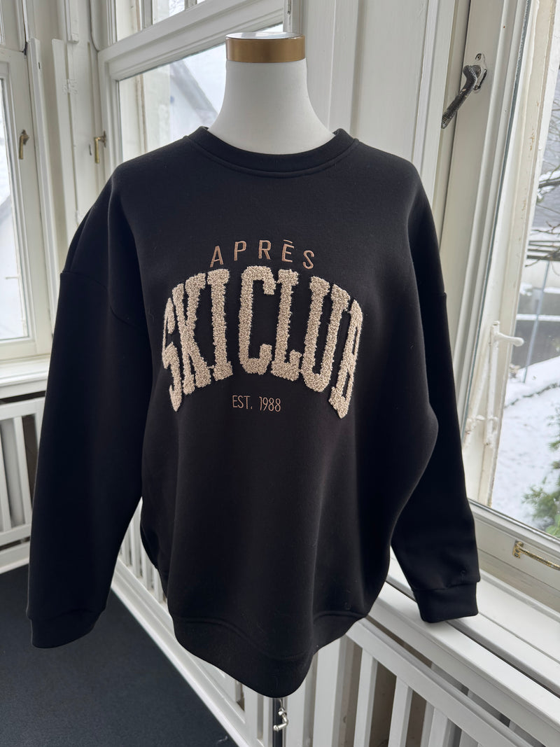 Sweatshirt Ski schwarz