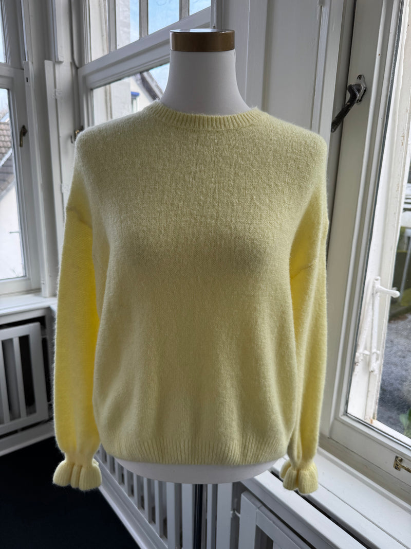 Pullover valentine plüsch gelb