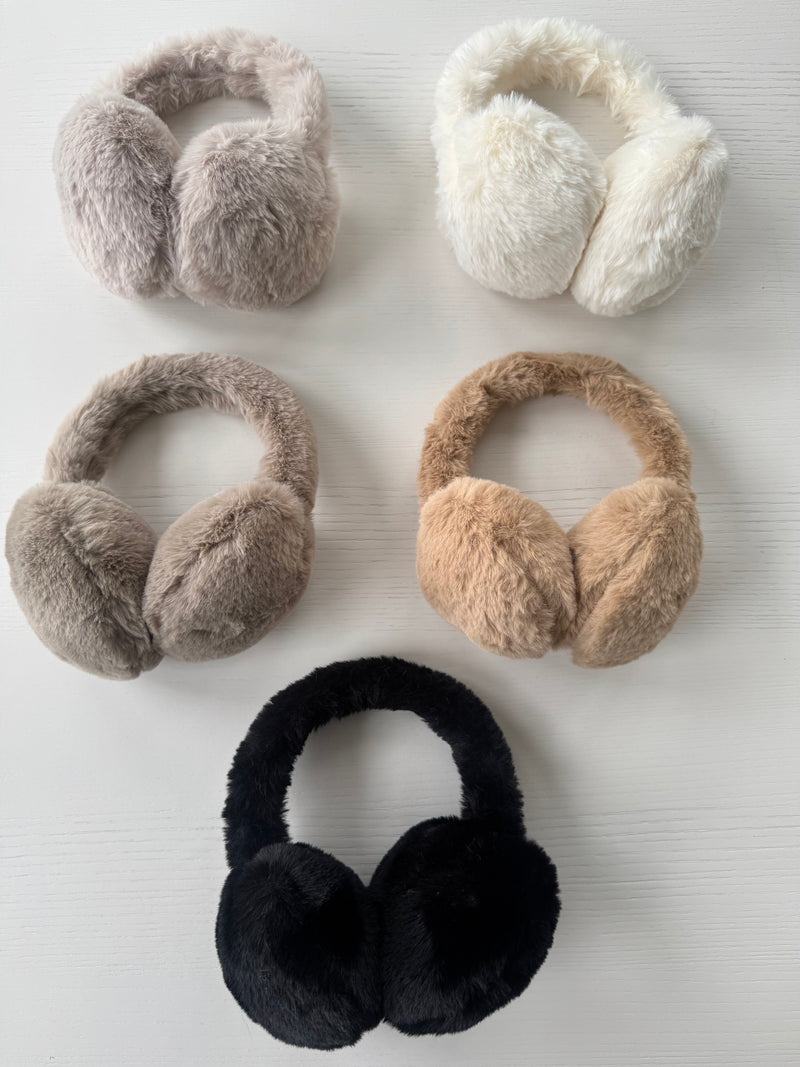 Verstellbare Ohrenwärmer – One Size – 5 Farben – Weich & Warm