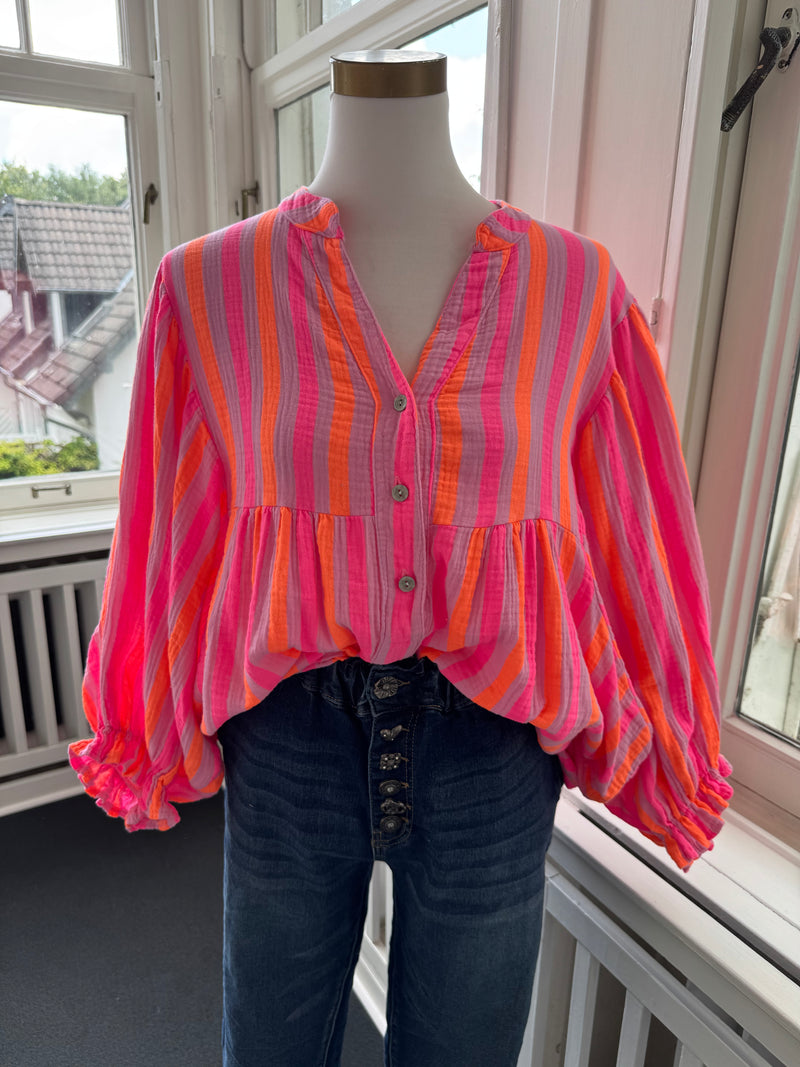 Musselinbluse must have pink
