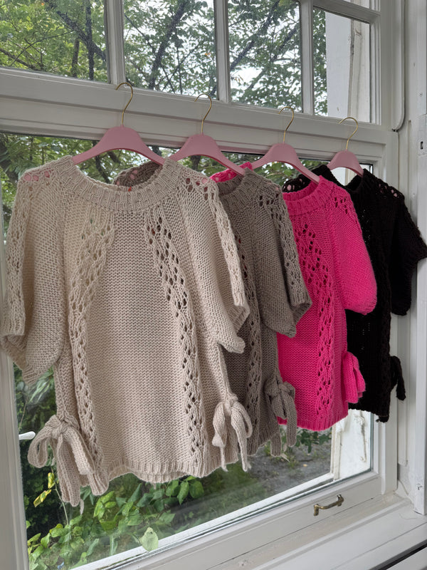 Strickoberteil kurzarm bestseller