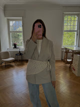 One Size Blumentuch – Taillen- & Halstuch mit kleinem Blumenmuster