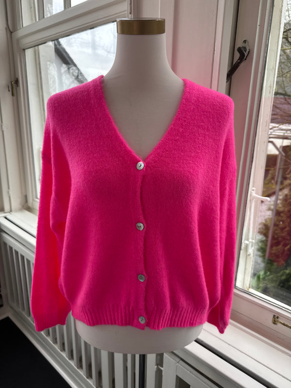 Strickjacke Soft must have neon rosa