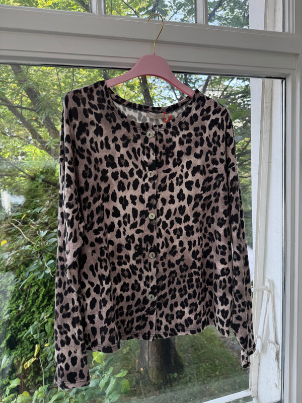 Oberteil leo mit Knöpfen must have braun/beige