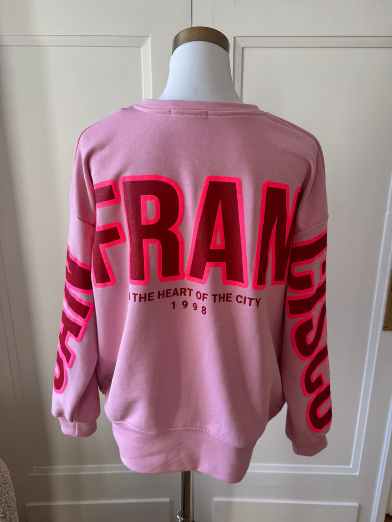 Sweatshirt Francisco rosa