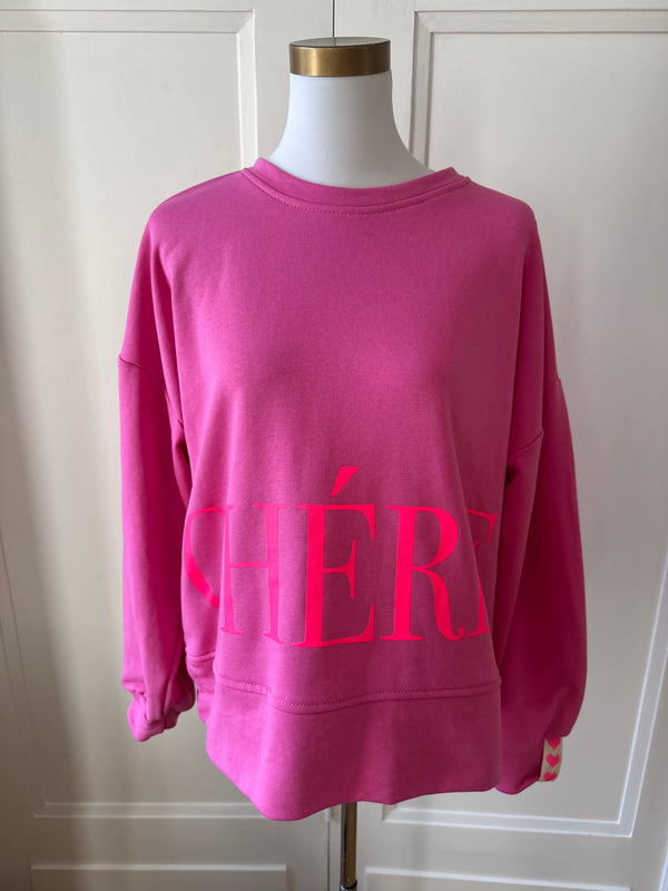 Sweatshirt Cherie pink