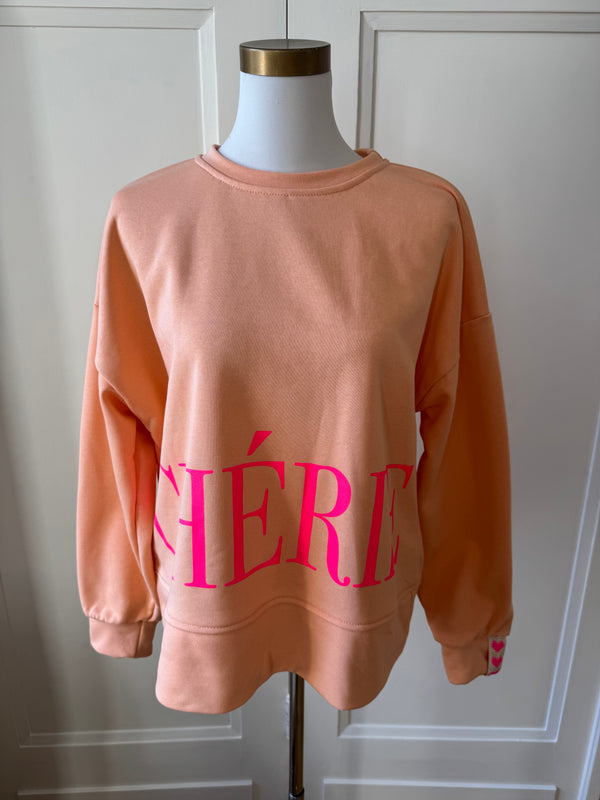Sweatshirt Cherie Aprikot