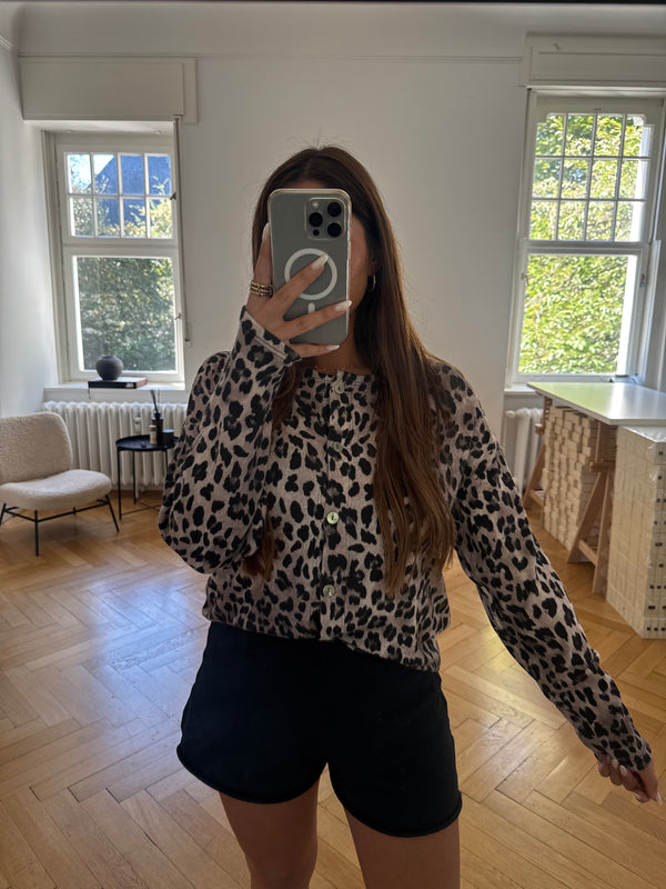 Oberteil leo mit Knöpfen must have braun/beige