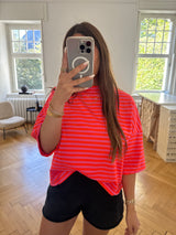 T-Shirt gestreift oversized kastiger Schnitt