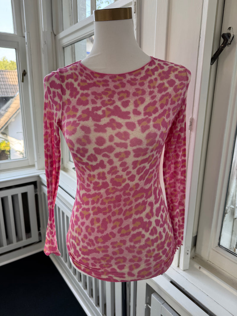 Oberteil cashmere sehr dünner Stoff pink