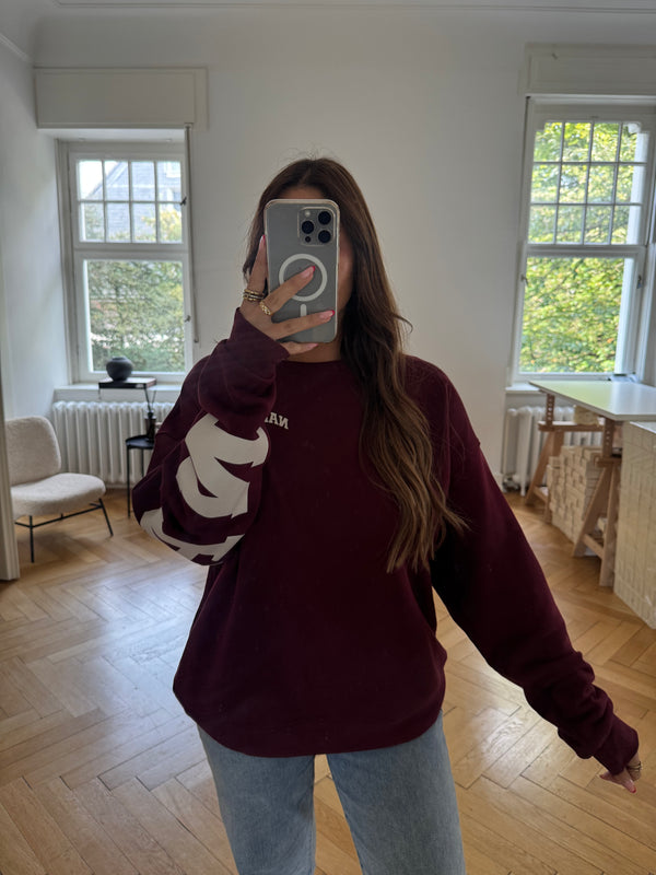Sweatshirt namaste bordeaux