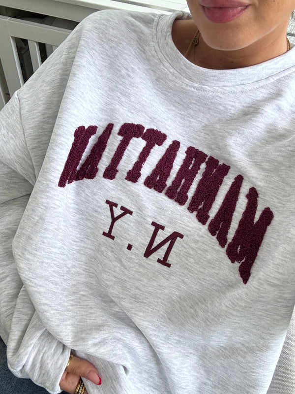 Sweatshirt Manhatten grau