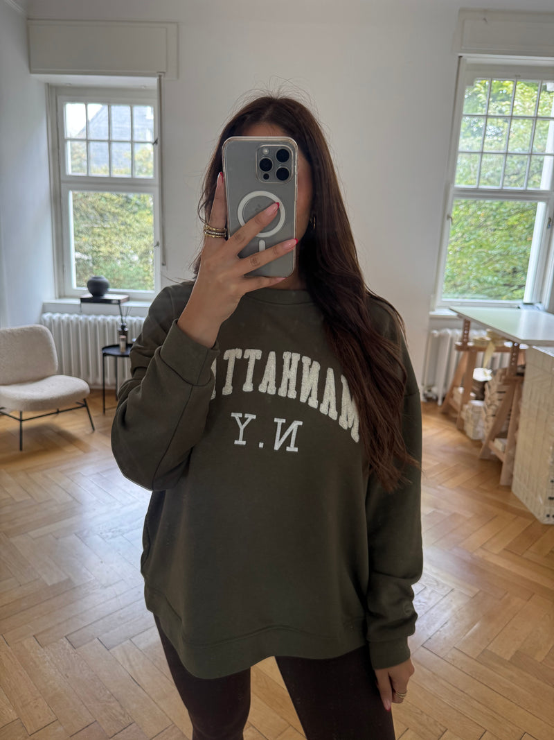 Sweatshirt Manhatten grün