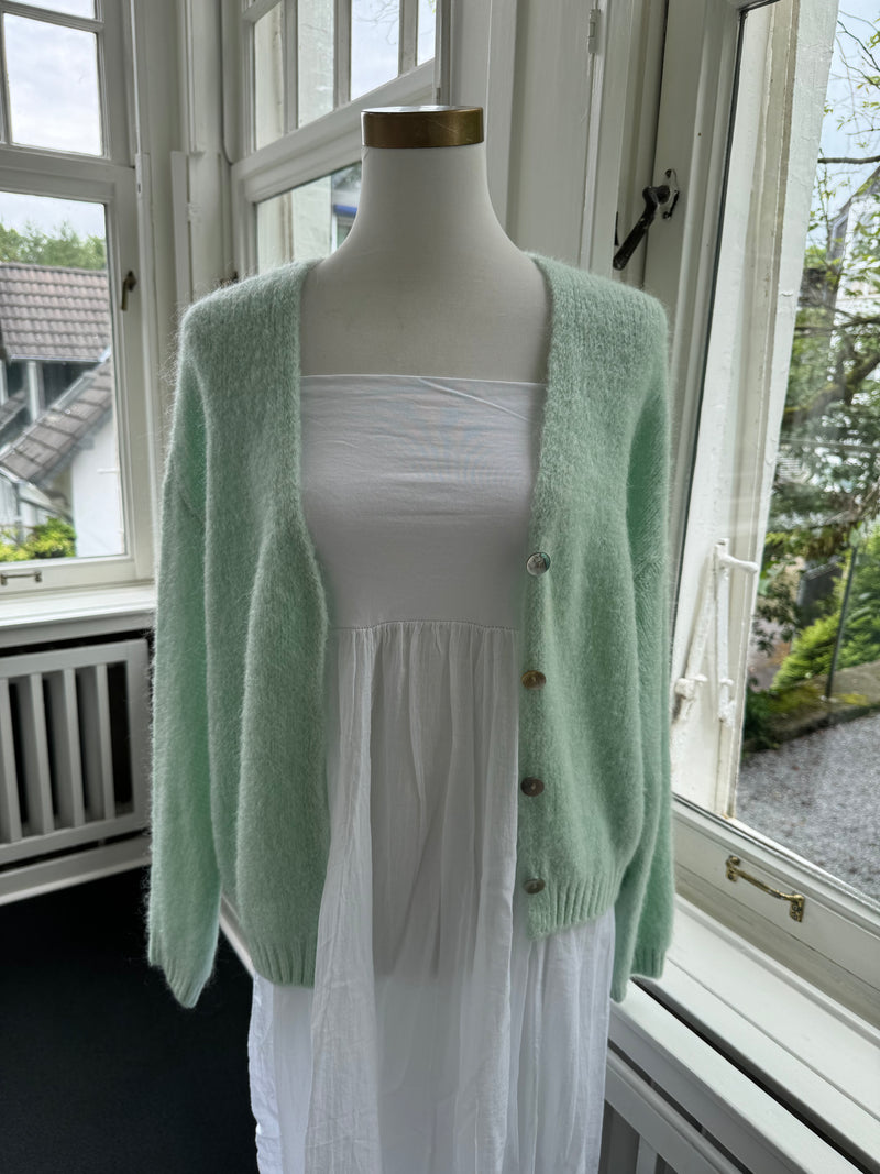 Strickjacke Ela soft grün