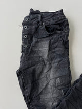 Jeans baggy style verwaschen dark grey