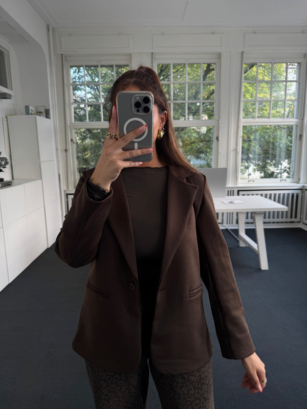 Blazer soft braun