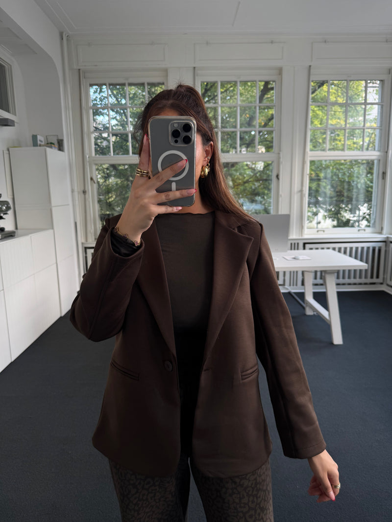 Blazer soft braun