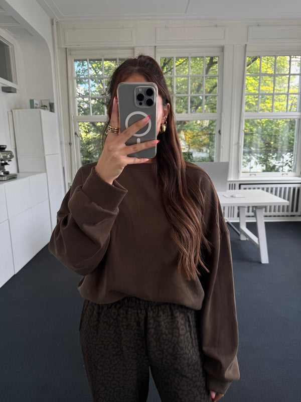 Sweatshirt super soft must have braun