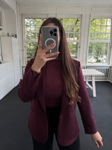 Blazer soft bordeaux