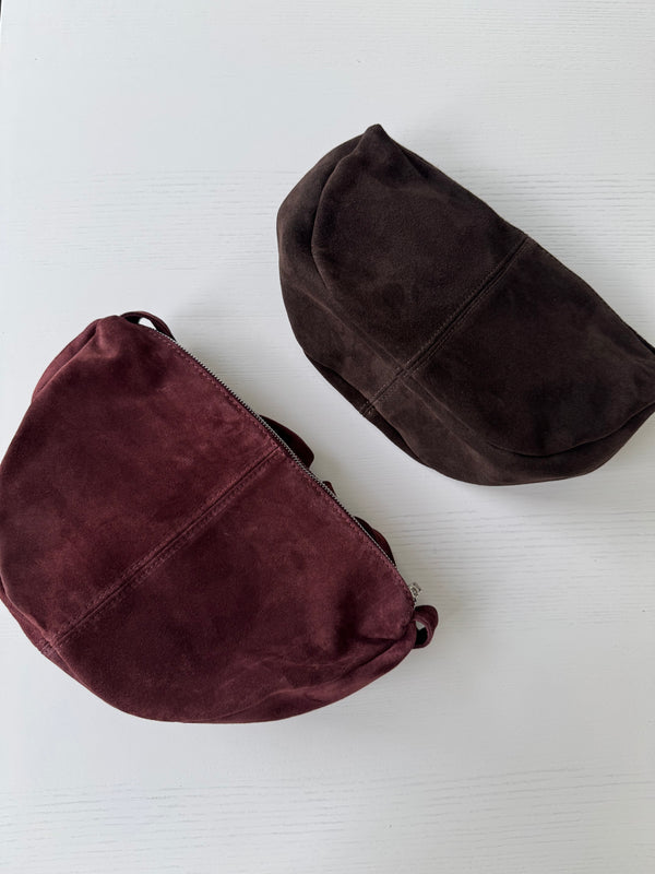 Vintage-Style Wildledertasche
