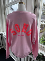 SOHO Sweatshirt One Size (36–42) – Lässiger Look rosa
