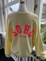 SOHO Sweatshirt One Size (36–42) – Lässiger Look gelb