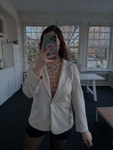 Blazer bestseller Soft– One Size (36–40), mit Knopf beige