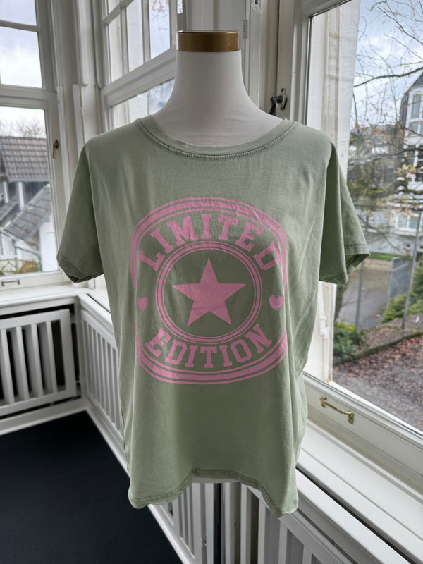 T-shirt star mint