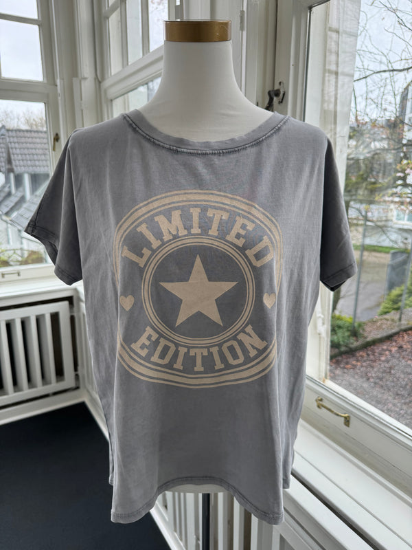 T-shirt star grau