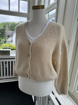 Strickjacke Ela short soft beige