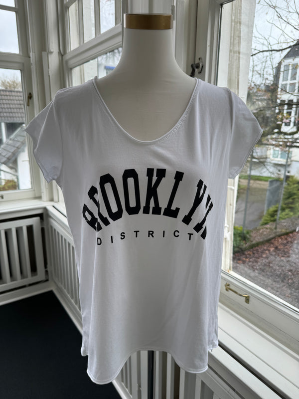 T-shirt Brooklyn weiß