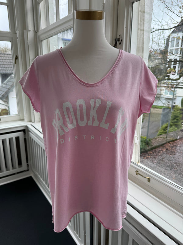 T-shirt Brooklyn rosa