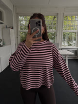 Oberteil bestseller kastiger Schnitt rosa/braun