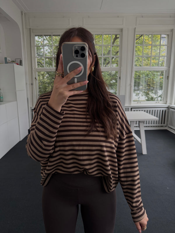 Oberteil bestseller kastiger Schnitt beige